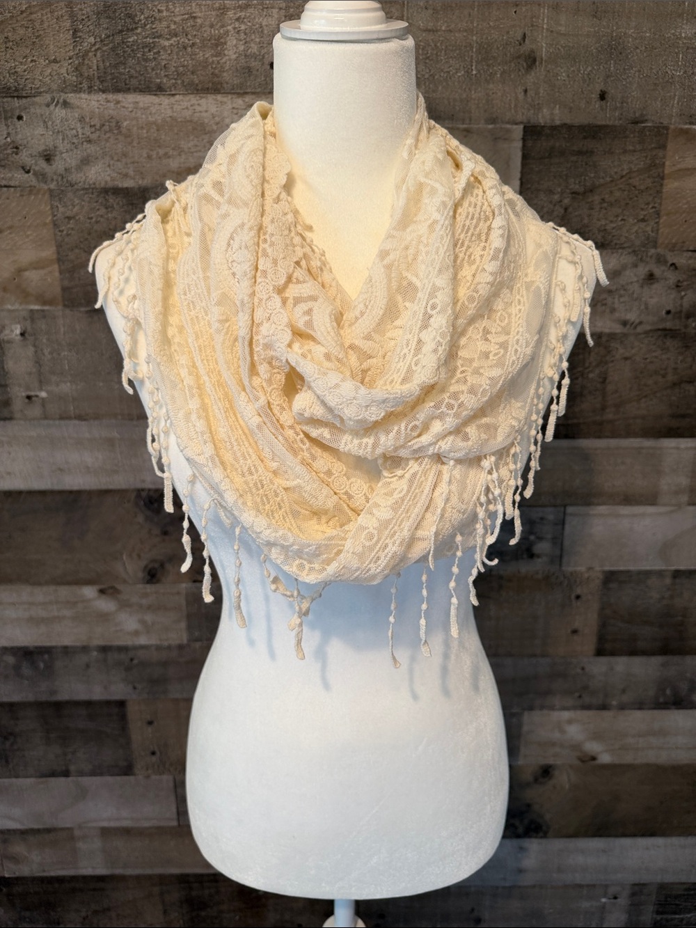 Maurices Lace Infinity Scarf